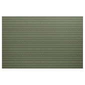 Boho Chic Olive Green Pattern Stof (Yard (91,4 cm))