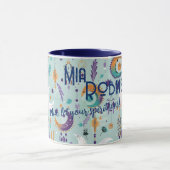 Boho Chic Op Maat Gemaakte Mok met Hemelse Motieve (Midden)