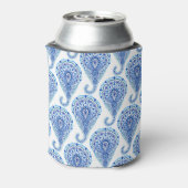 Boho Chic Paisley Naadloos Oriental Blikjeskoeler (Blikje Achterkant)
