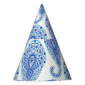 Boho Chic Paisley Naadloos Oriental Feesthoedjes (Voorkant)