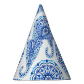 Boho Chic Paisley Naadloos Oriental Feesthoedjes (Rechts)