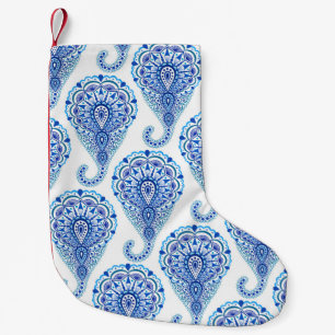 Boho Chic Paisley Naadloos Oriental Kleine Kerstsok
