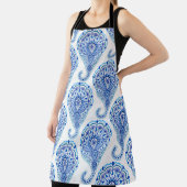 Boho Chic Paisley Naadloos Oriental Schort (Insitu)