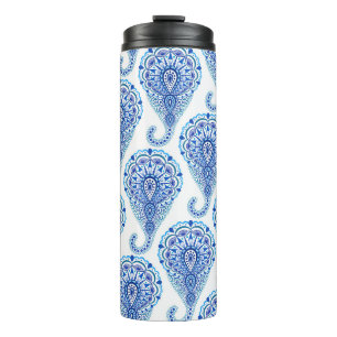 Boho Chic Paisley Naadloos Oriental Thermosbeker