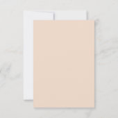 Boho Chic Pampas Gras Gouden Lijst Baby Shower Kaart (Achterkant)