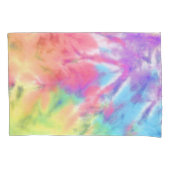 Boho Chic  Pastel Rainbow Fun Batik Tie Dye Kussensloop (Voorkant)