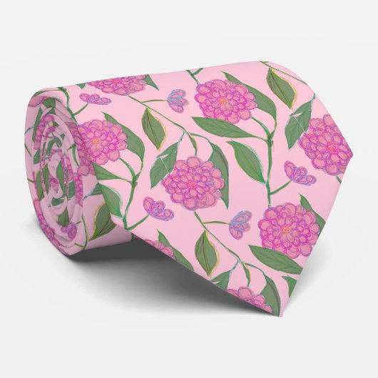 Boho Chic Patroon Bruidsjonkers Bloem Liberty Blus Stropdas (Opgerold)