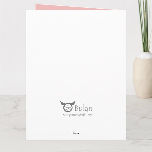 Boho chic pinata llama BIrthday Card Kaart (Achterkant)