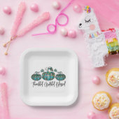 Boho Chic Pumpkin Papieren Bordje (Feest)