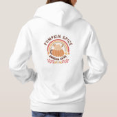 Boho Chic Pumpkin Spice Social Club Hoodie (Achterkant)
