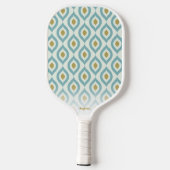 Boho Chic Quatrefoil Patroon Gepersonaliseerde tek Pickleball Paddle (Achterkant)