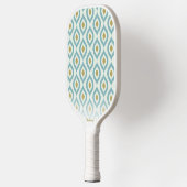 Boho Chic Quatrefoil Patroon Gepersonaliseerde tek Pickleball Paddle (Links)