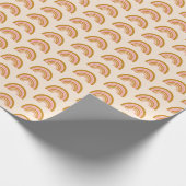 Boho Chic Rainbow Pattern in Blush en Terracotta Cadeaupapier (Hoek)