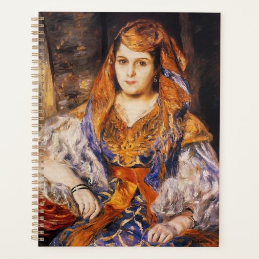 Boho Chic Renoir Orientalistische Dame Fijne Kunst Planner (Voorkant)