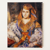Boho Chic Renoir Orientalistische Dame Fijne Kunst Planner (Achterkant)