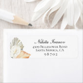 Boho-Chic retouradres Etiket (Insitu)