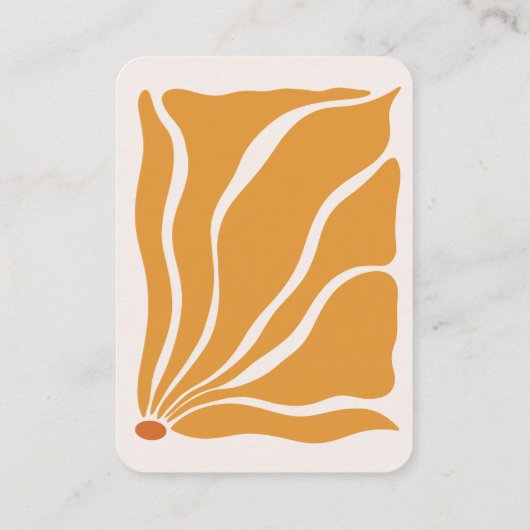 Boho Chic Retro Bloemenbruiloft QR-code Informatiekaartje (Achterkant)