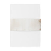 Boho Chic Roze Bloemen Huwelijk Uitnodigingen Wikkel (Achterkant Voorbeeld)