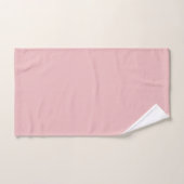 Boho Chic Roze Effen Kleur Bad Handdoek (Handdoek)