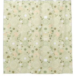 Boho Chic Sage Douchegordijn - Ontspannen & Aardse