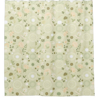 Boho Chic Sage Douchegordijn - Ontspannen & Aardse
