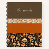 Boho-Chic Sage/Oranje Bullet Journal Notitieboek (Voorkant)
