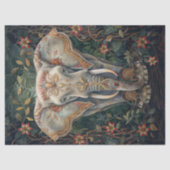 Boho Chic schilderde olifant Bohemian Tissuepapier (Voorkant)