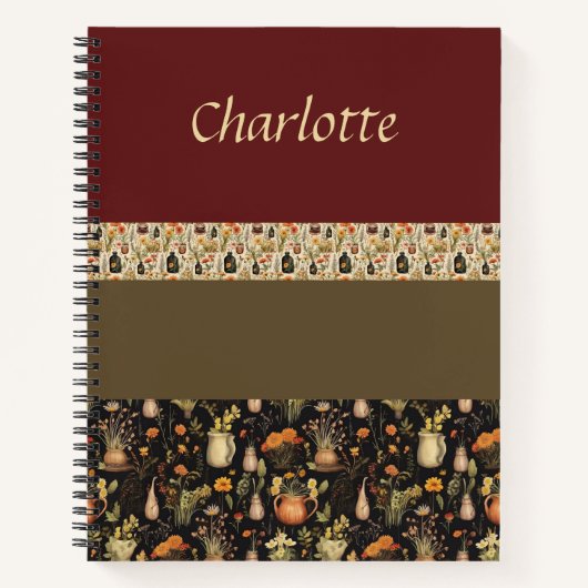 Boho-Chic Spiral Bullet Journal Notitieboek (Voorkant)