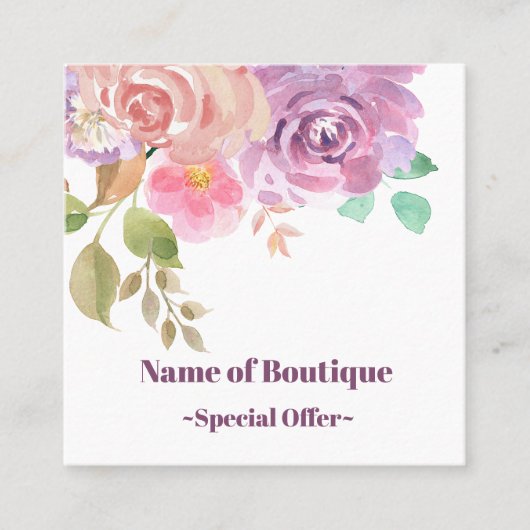 Boho CHIC Spring bloom Boutique Discount Coupon (Voorkant)