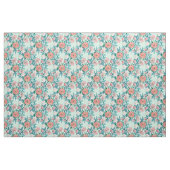 Boho chic spring tuinbloemen illustratie stof (Fat Quarter)