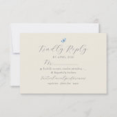 Boho Chic Spring Wedding RSVP-kaart RSVP Kaartje (Voorkant)