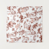 Boho Chic Sterrenbeeld Toile Patroon Astrologie Ca Wandkleed (Voorkant (horizontaal))