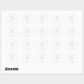 Boho Chic Stof Paars Mint Te Zijn Favoriet Sticker (Vel)