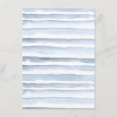 Boho Chic Strand Bestemming Trouwdetails Informatiekaartje (Achterkant)