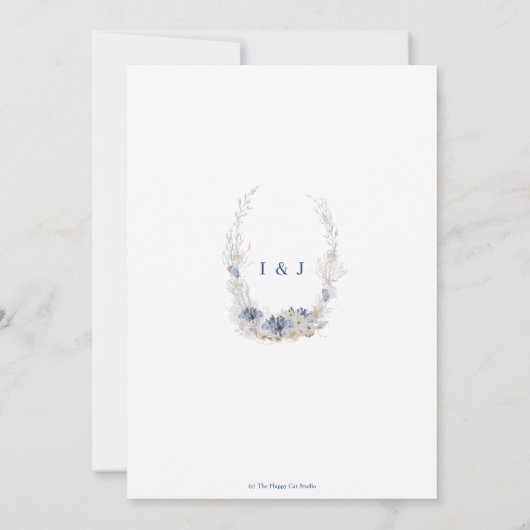 Boho Chic strand resort bestemming trouwlocatie Save The Date (Achterkant)