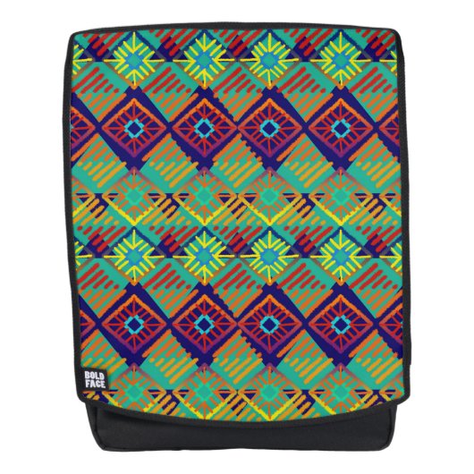 Boho Chic Style | Geïnspireerde Afrikaanse modderk Rugtassen (Voorkant)