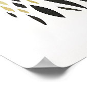 Boho Chic Symmetry Line Art Poster (Hoek)