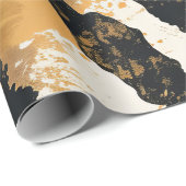 Boho Chic Tiger Print Design Cadeaupapier (Rol Hoek)