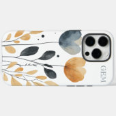 Boho Chic Trendy Waterverf Bloemen Case-Mate iPhone Case (Achterkant (horizontaal))