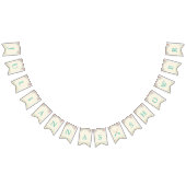 Boho Chic Tribale Pijlen Veer Perzik Roze Mint Vlaggetjes (Alle)