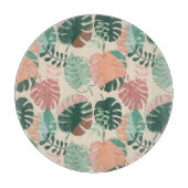 Boho Chic Tropical Monstera Plant Lover's Snijplank (Voorkant)