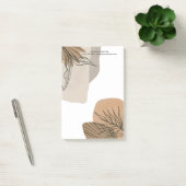 Boho Chic Tropisch Monogram Post-it® Notes (Kantoor)