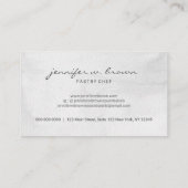 Boho Chic Trouwtaart met Glitters Visitekaartje (Achterkant)