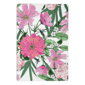 Boho chic tuin bloemendesign mini klembord (Achterkant)
