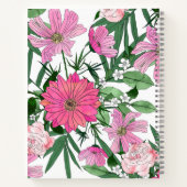 Boho chic tuin bloemendesign notitieboek (Achterkant)