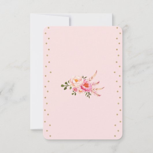 Boho Chic Twee Wild 2e Verjaardag Dreamcatcher Par Kaart (Achterkant)