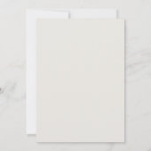 Boho Chic Veer Stof Roze Gouden Lijst Bruiloft Kaart (Achterkant)