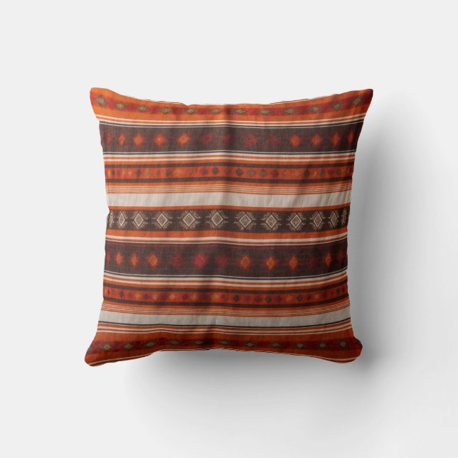 Boho Chic: Verbeter uw ruimte met Kilim-Kussens Kussen (Achterkant)