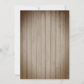 Boho Chic verjaardagsfeestje uitnodiging (Achterkant)