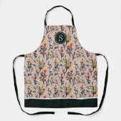 Boho Chic Vibes: stoffige Rozen Waterverf Schort (Voorkant)